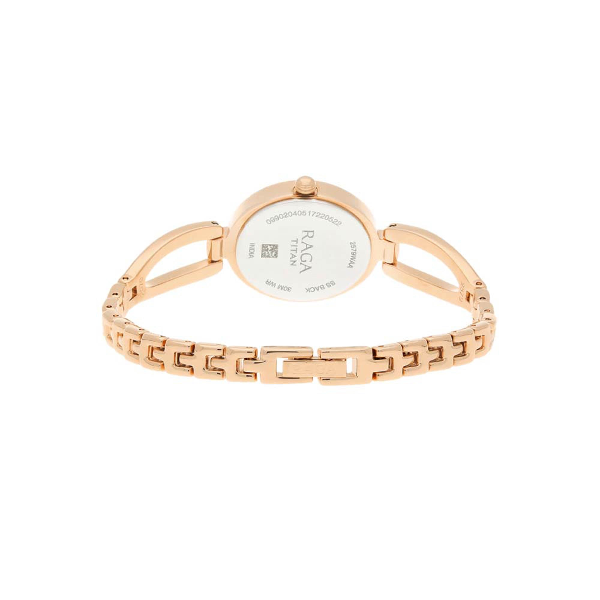 Titan Raga Viva Rose Gold Dial Alog Watch for Women (2579WM01)