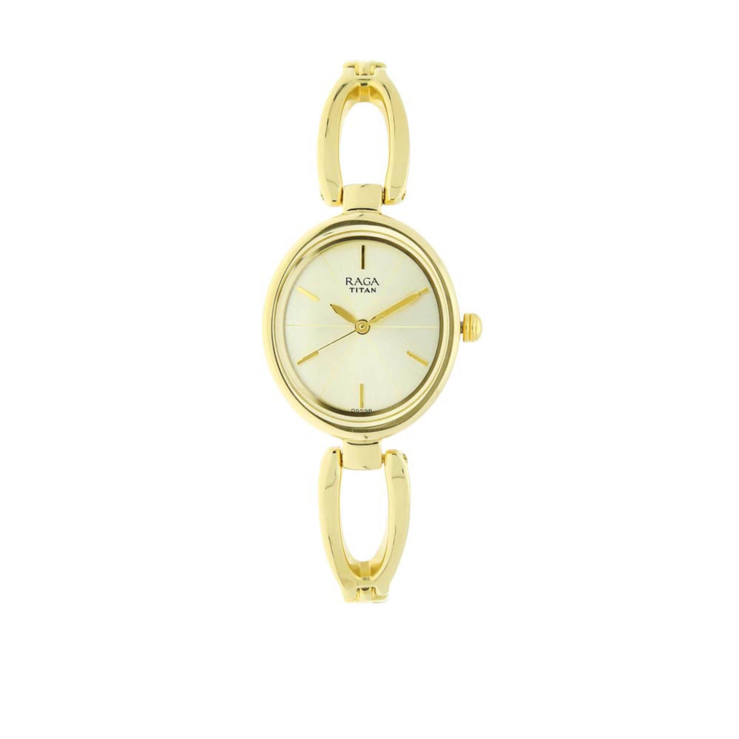 Titan Raga Viva Champange Dial Alog Watch for Women (2579YM01)
