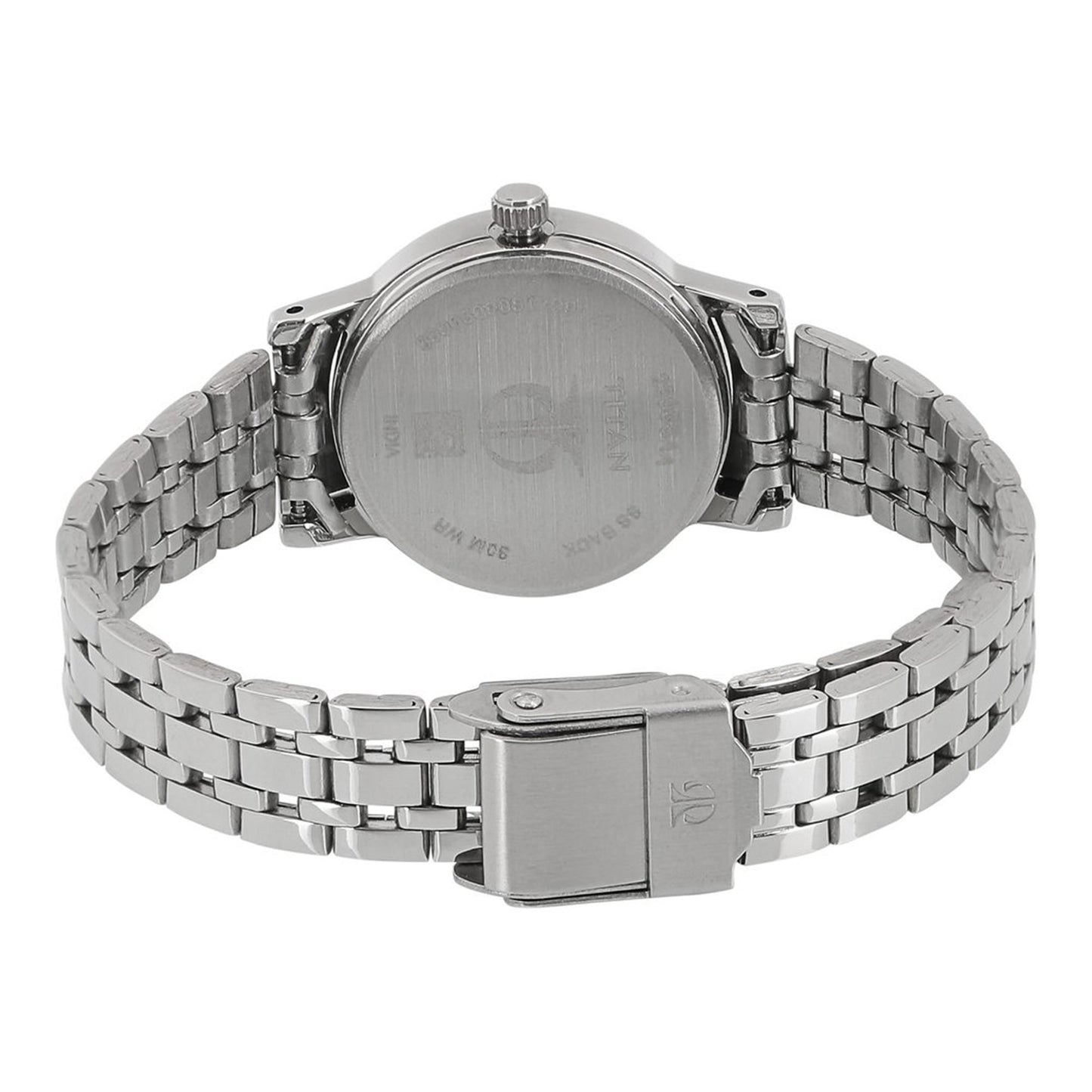 Titan Karishma Silver Dial Alog Watch for Women (2593SM01)