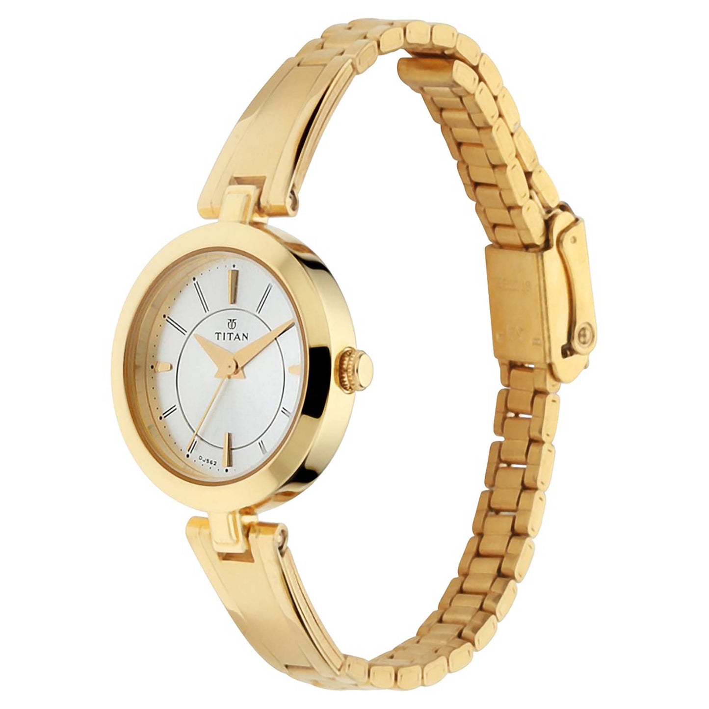 Silver Dial Metal Strap Watch (2598YM02)