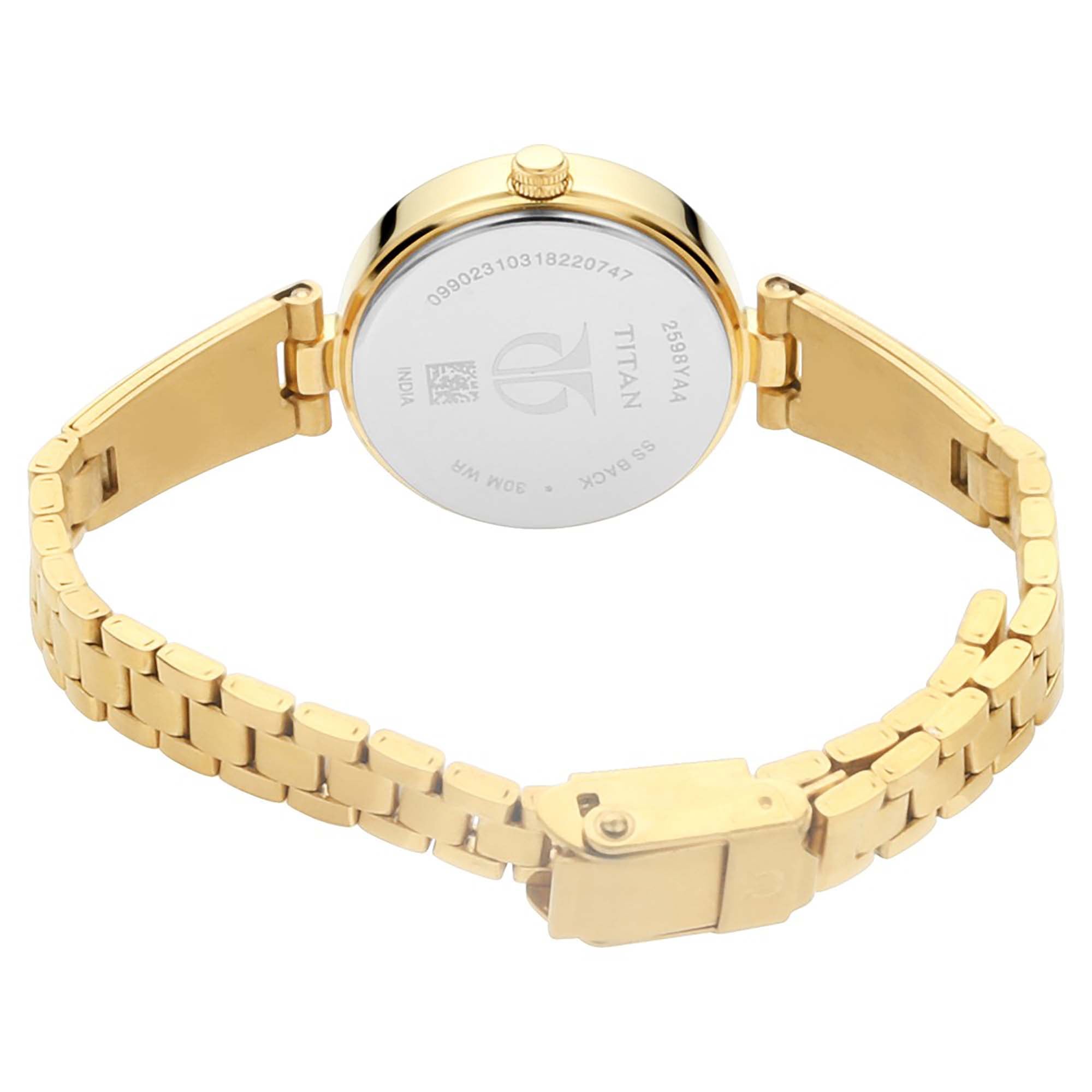 Silver Dial Metal Strap Watch (2598YM02)