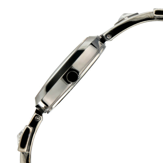Titan Raga Mother of Pearl Dial Silver Metal Strap Analog with Date Watch for Women