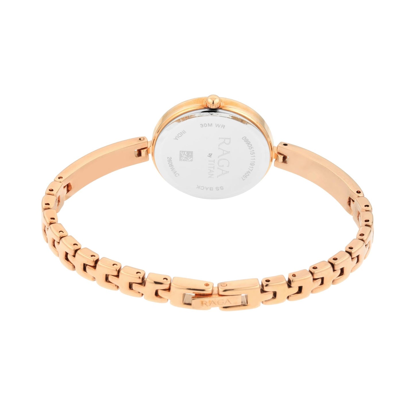 Titan Raga Viva Rose Gold Dial Women Watch With Metal Strap