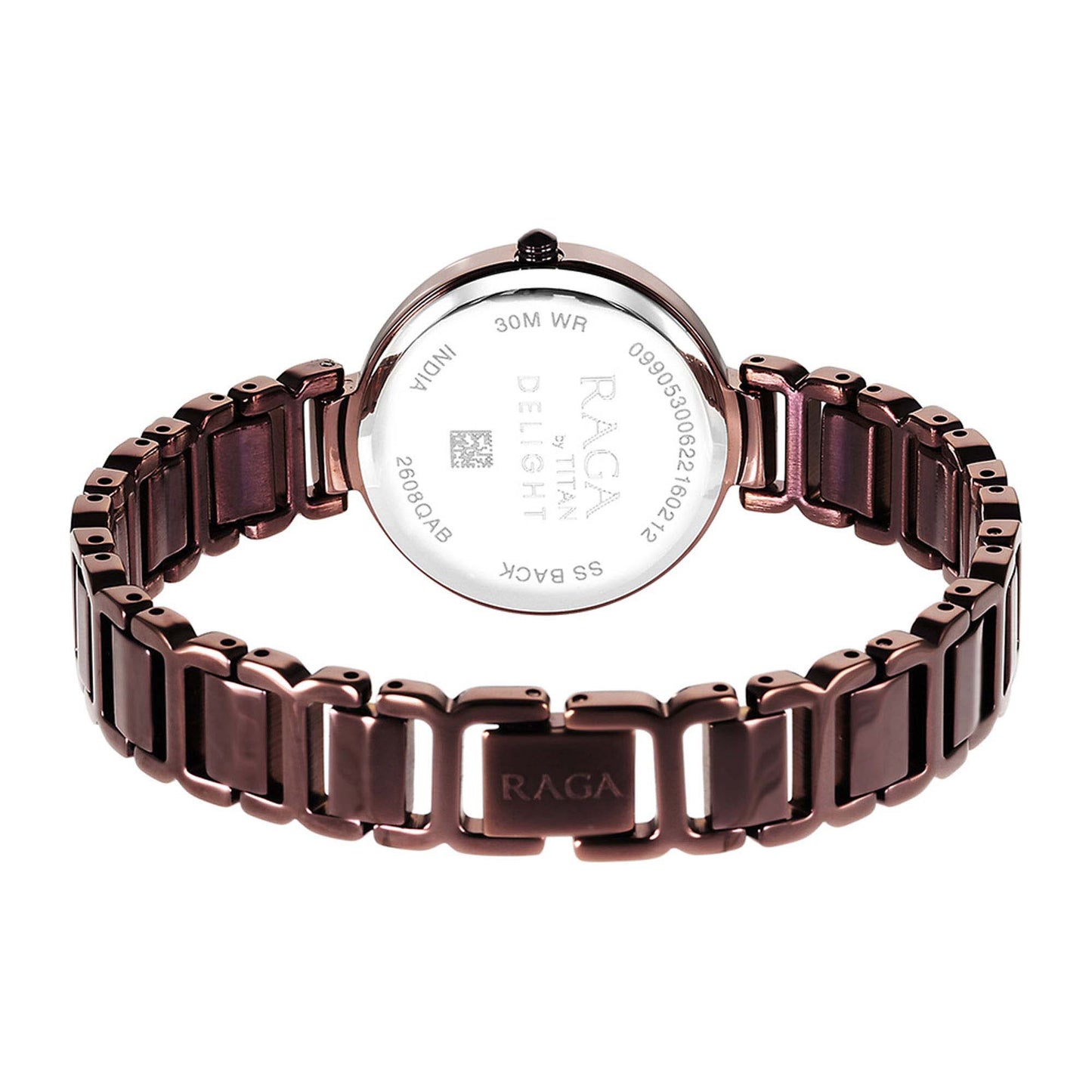 Raga Delight Brown Dial Metals Strap Watch (2608QM02)