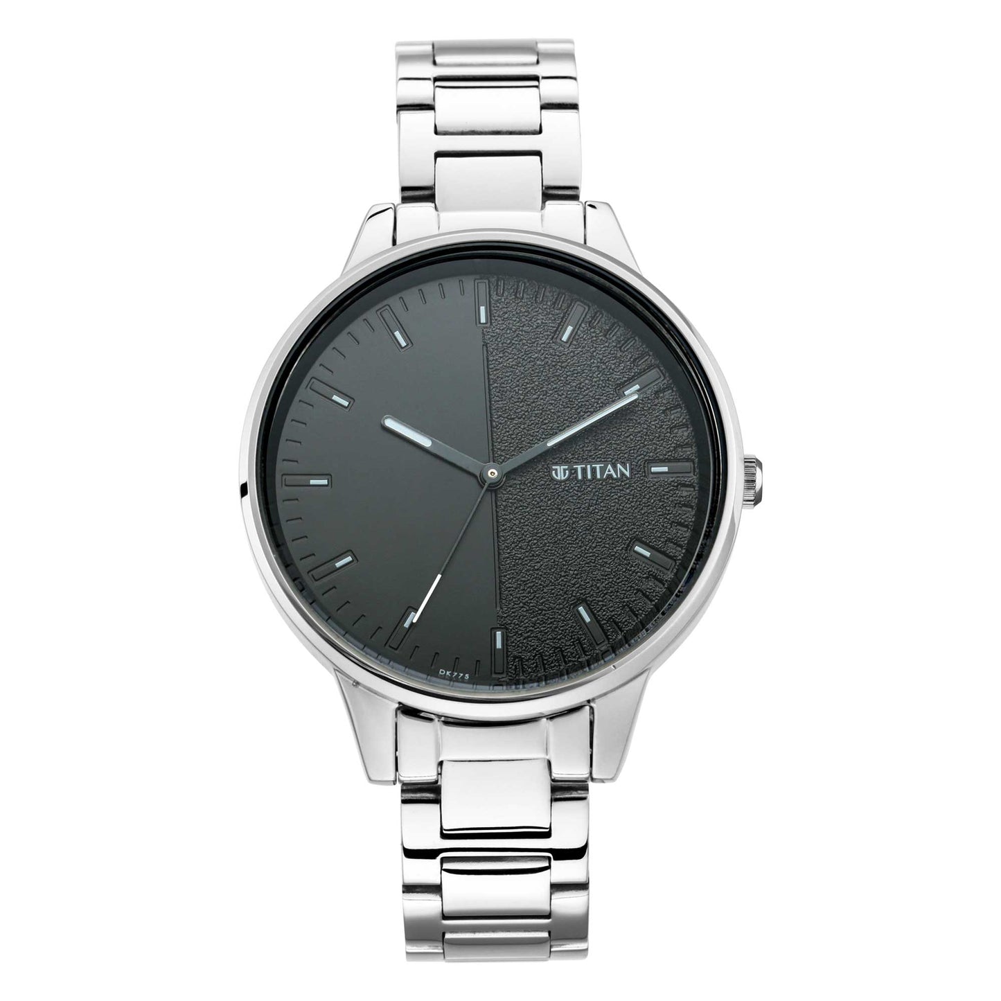 Workwear Watch with Black Dial Metal Strap (2648SM02)
