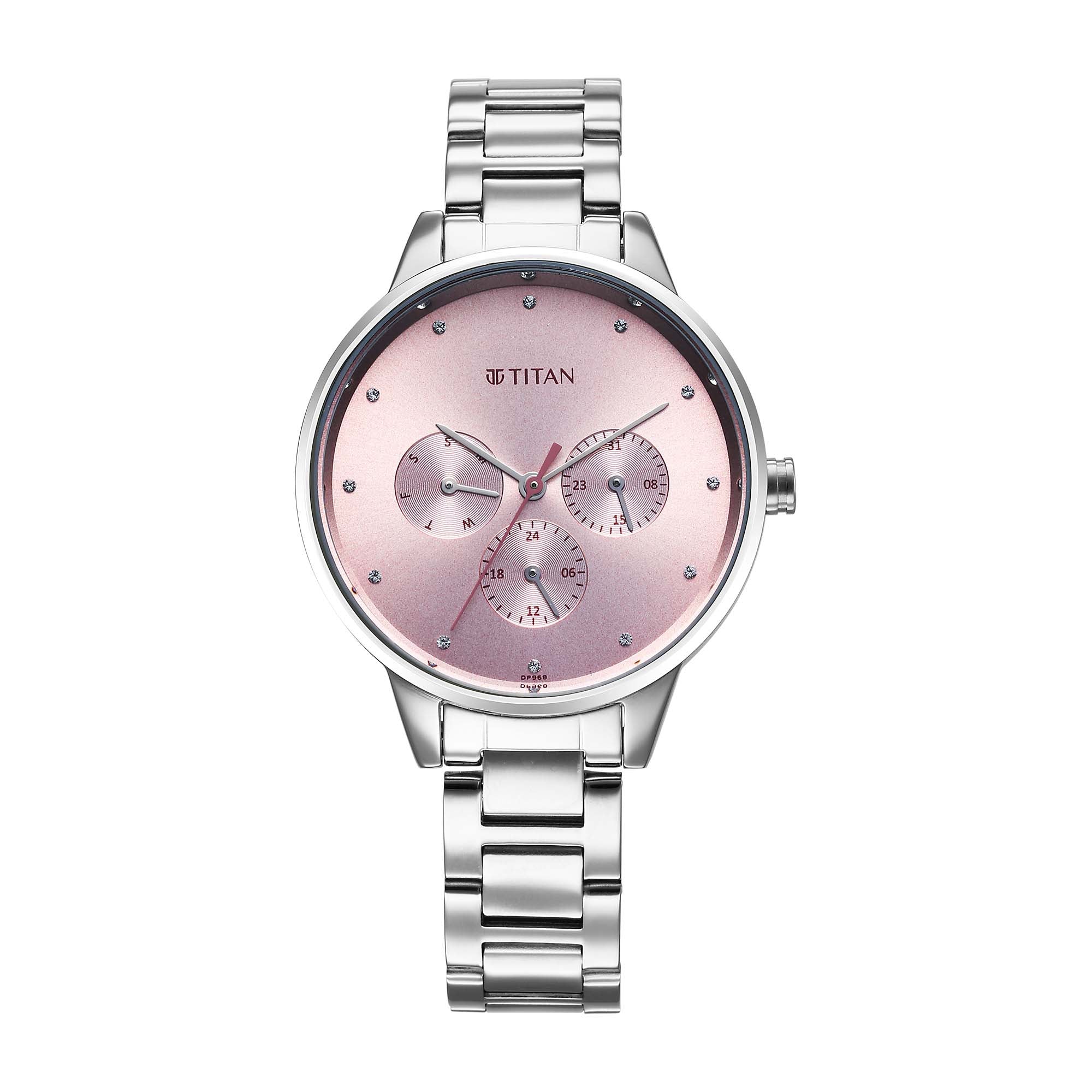 Titan Titan Razzle Dazzle Phase 1 Case Material Stainless Steel ShapeRound Women Watch (2648SM13)