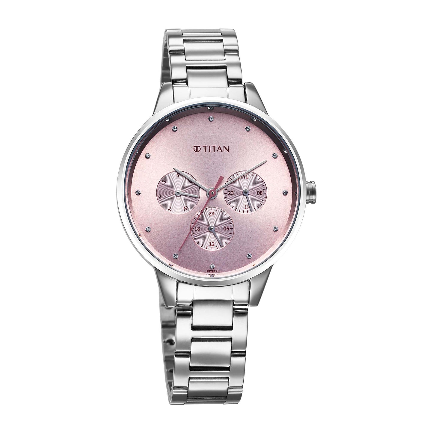 Titan Titan Razzle Dazzle Phase 1 Case Material Stainless Steel ShapeRound Women Watch (2648SM13)