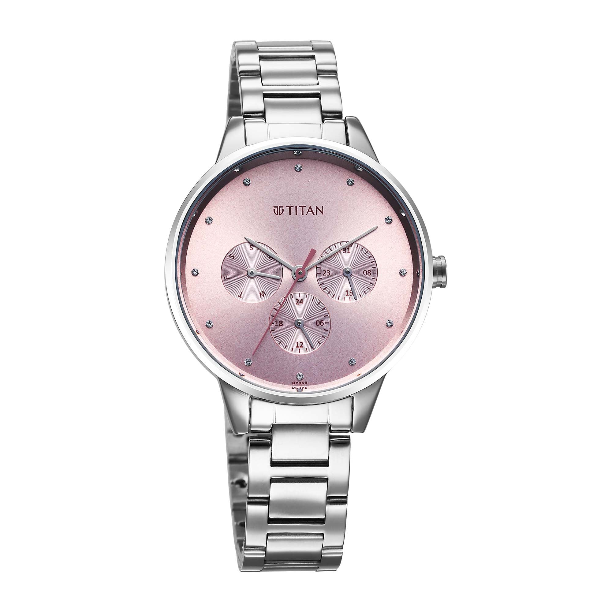 Titan Titan Razzle Dazzle Phase 1 Case Material Stainless Steel ShapeRound Women Watch (2648SM13)