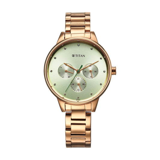 Titan Titan Razzle Dazzle Phase 1 Case Material Stainless Steel ShapeRound Women Watch (2648WM09)