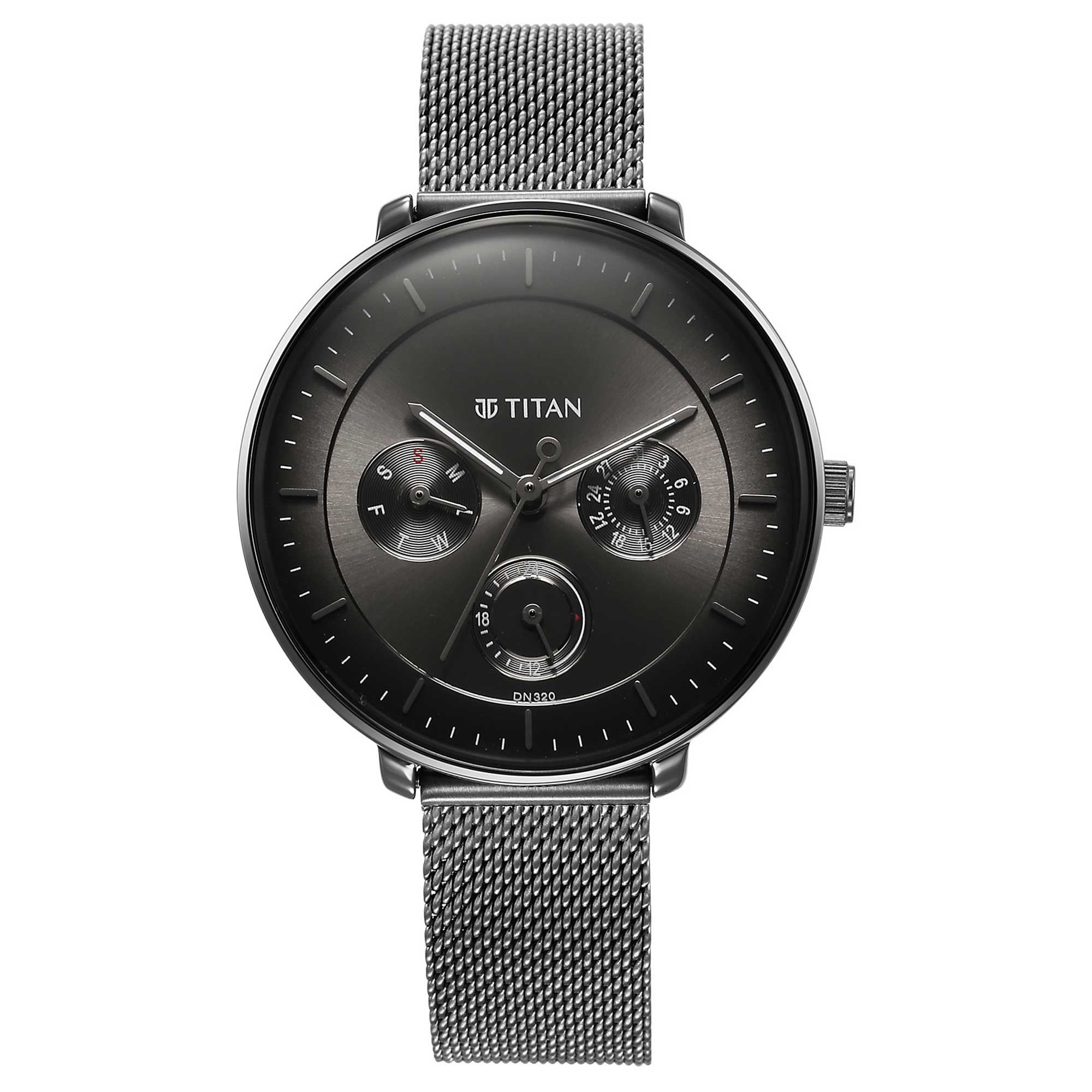 Noir Anthracite Dial Metal Strap Watch (2651QM02)