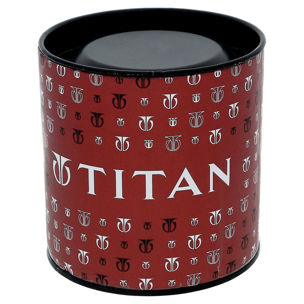 Titan Lagan Brown Dial Analog Leather Strap Watch for Women