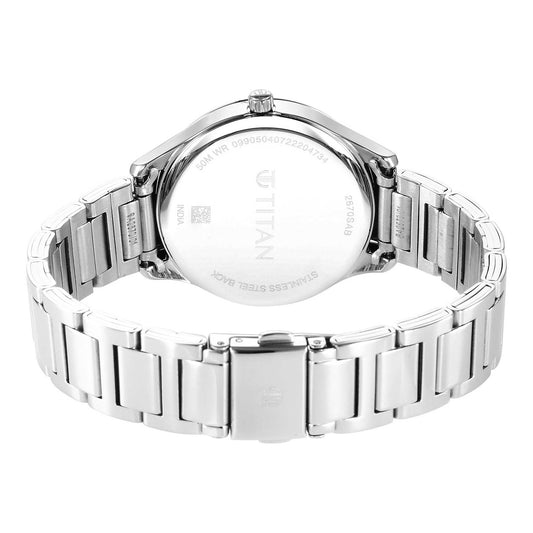 Titan Pastel Dreams Purple Mother of Pearl Dial Analog Metal Strap Watch for Women