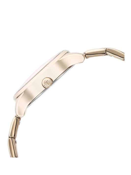 Titan Wander Pink Dial Analog Stainless Steel Strap Watch for Women