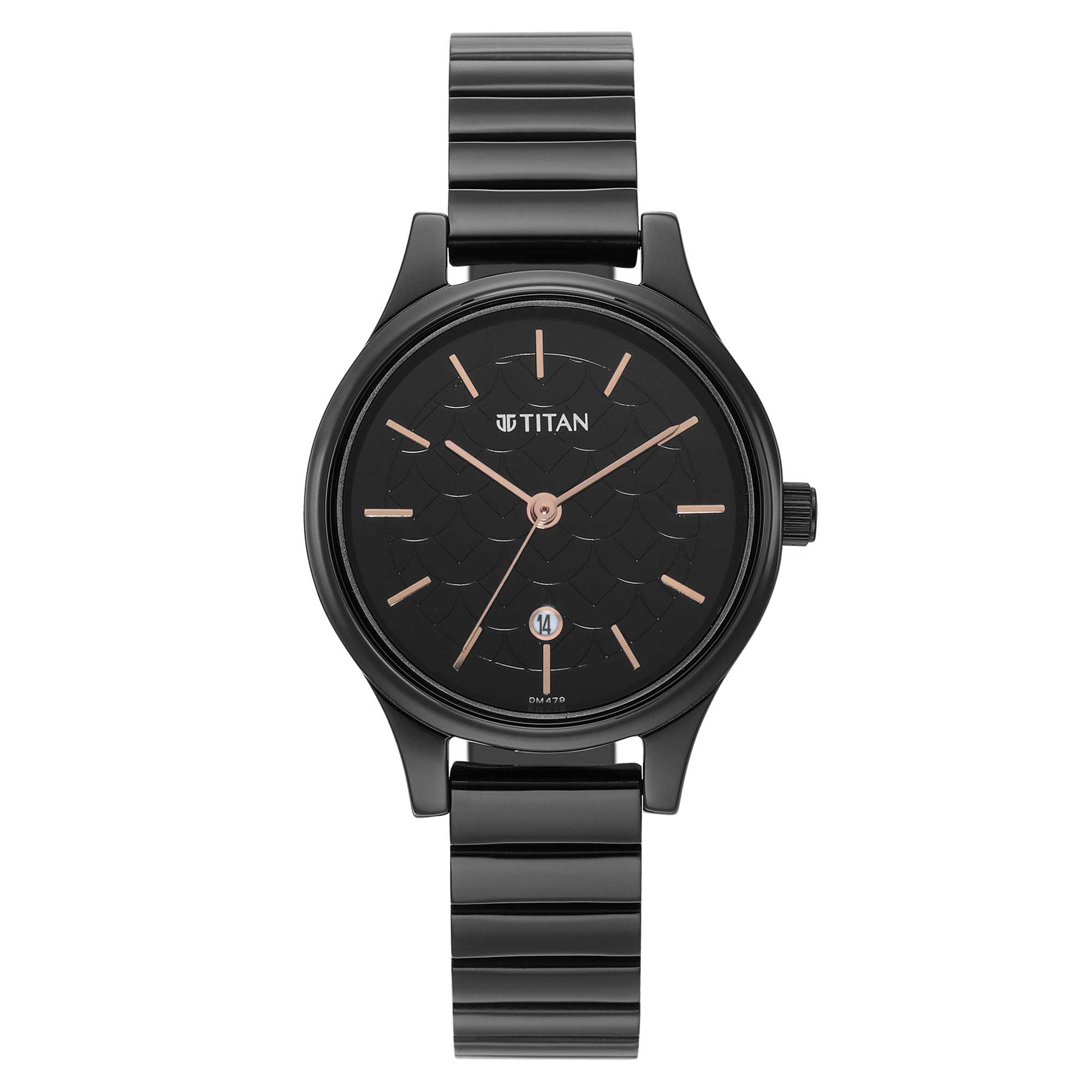 Ladies Karishma Black Dial Metal Strap Watch (2679NM01)