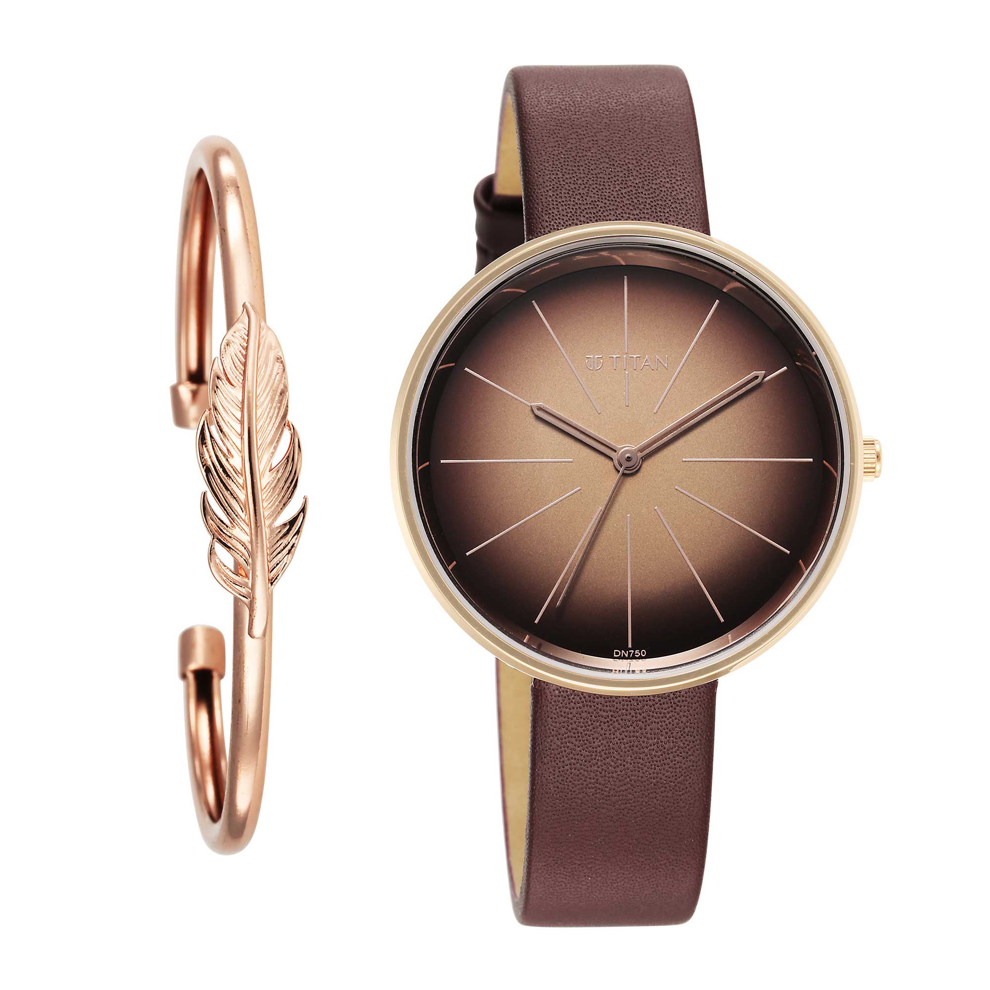 Titan Purple Stackables Ph-2 Case Material Stainless Steel ShapeRound Women Watch (2718WL01)