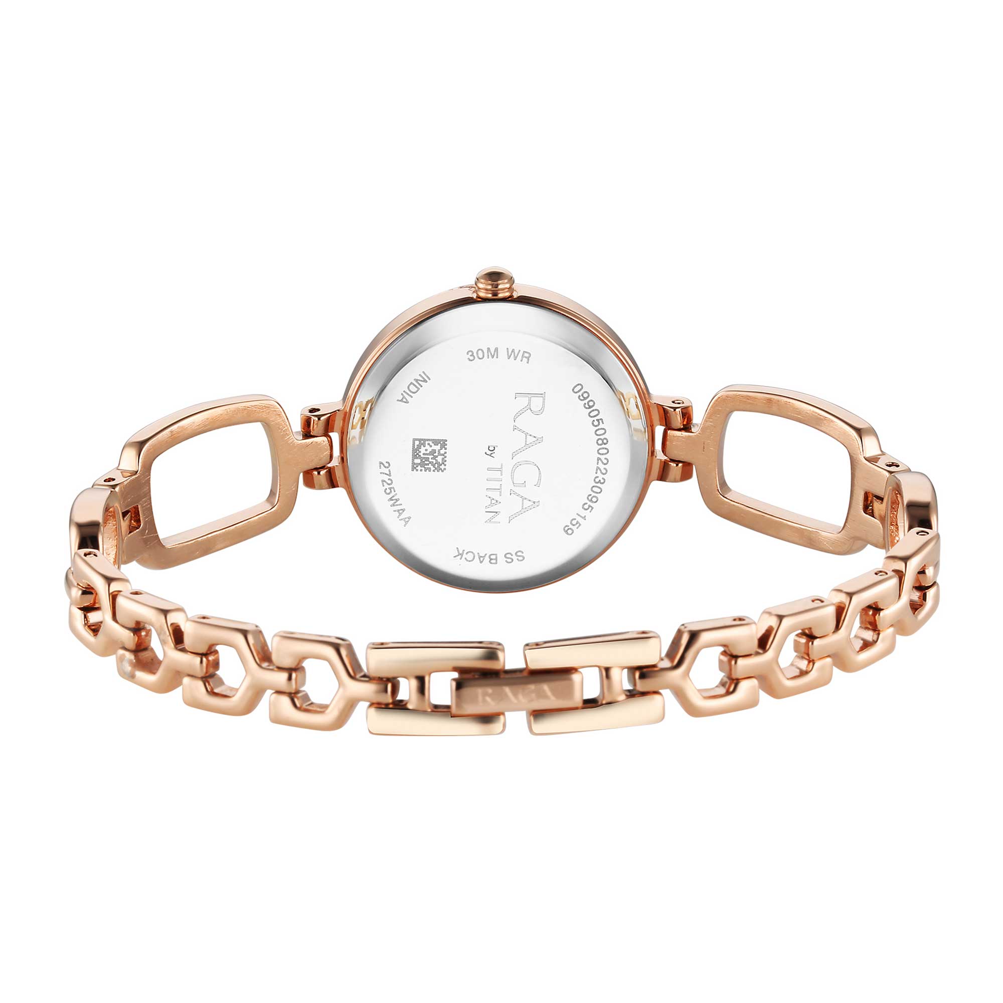 Titan Raga Rose Gold Dial Watch for Women (2725WM01)
