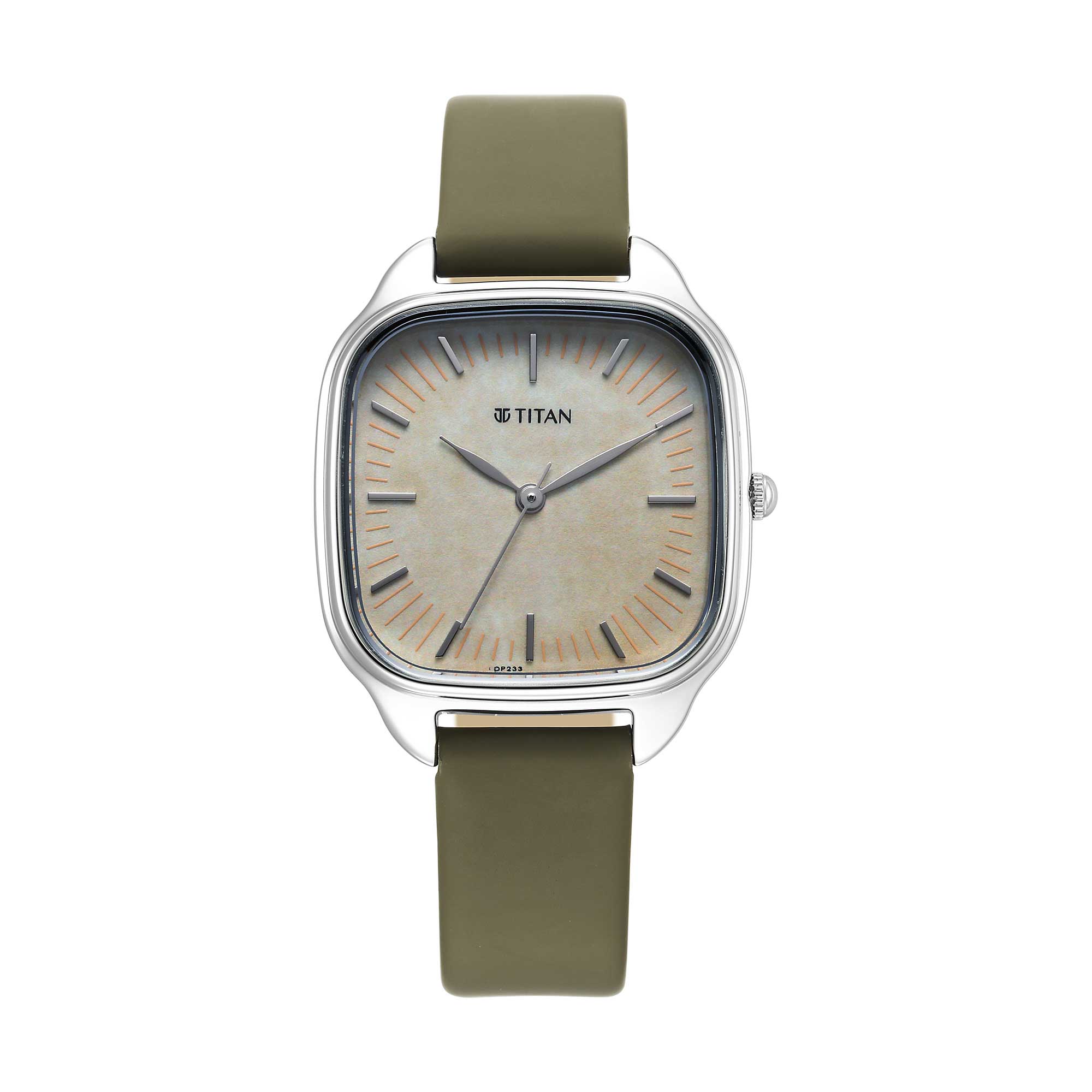 Titan NEO 9 RETRO Women Case Material Brass ShapeShaped Women Watch (2733SL02)