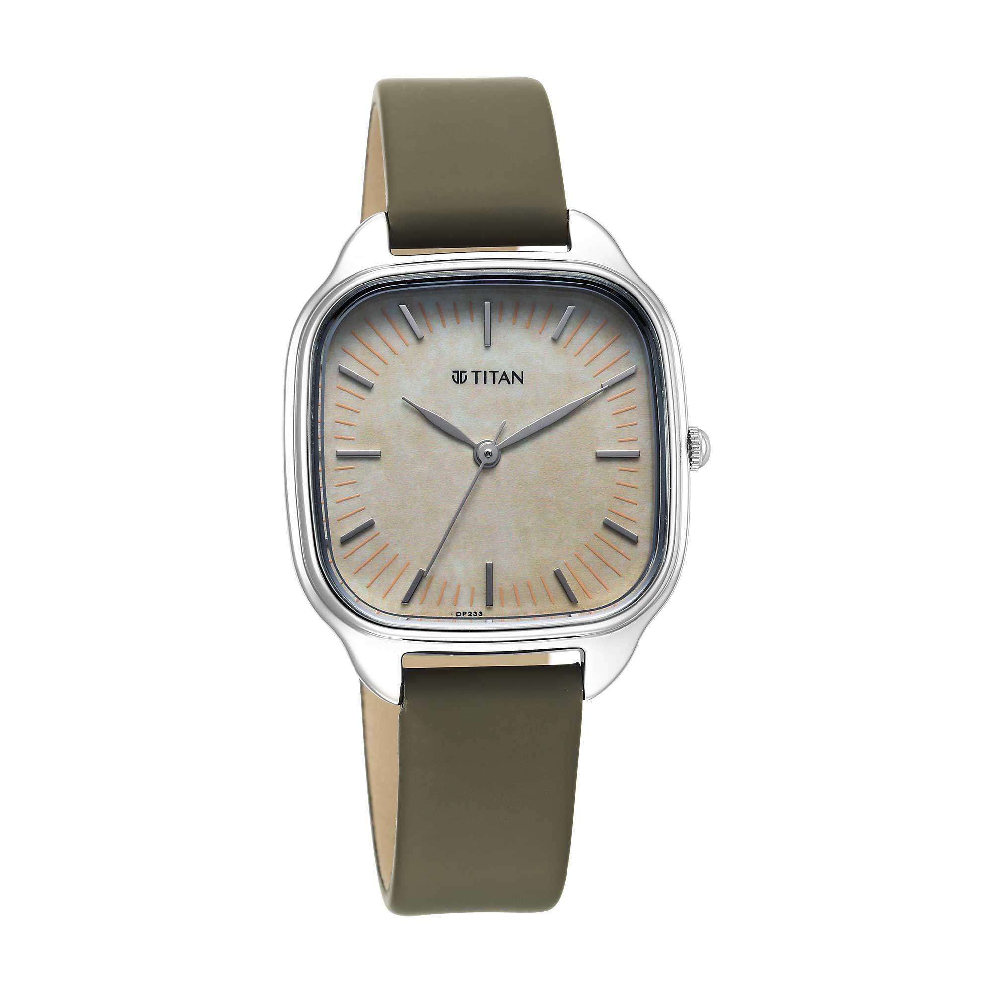 Titan NEO 9 RETRO Women Case Material Brass ShapeShaped Women Watch (2733SL02)