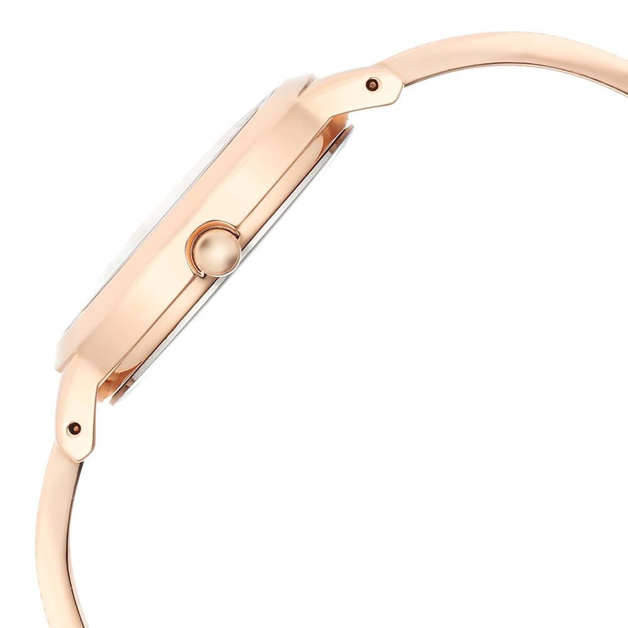 Titan Raga Memoirs Quartz Alog White Dial With Rose Gold Color Metal Strap Watch For Women (2754WM01)