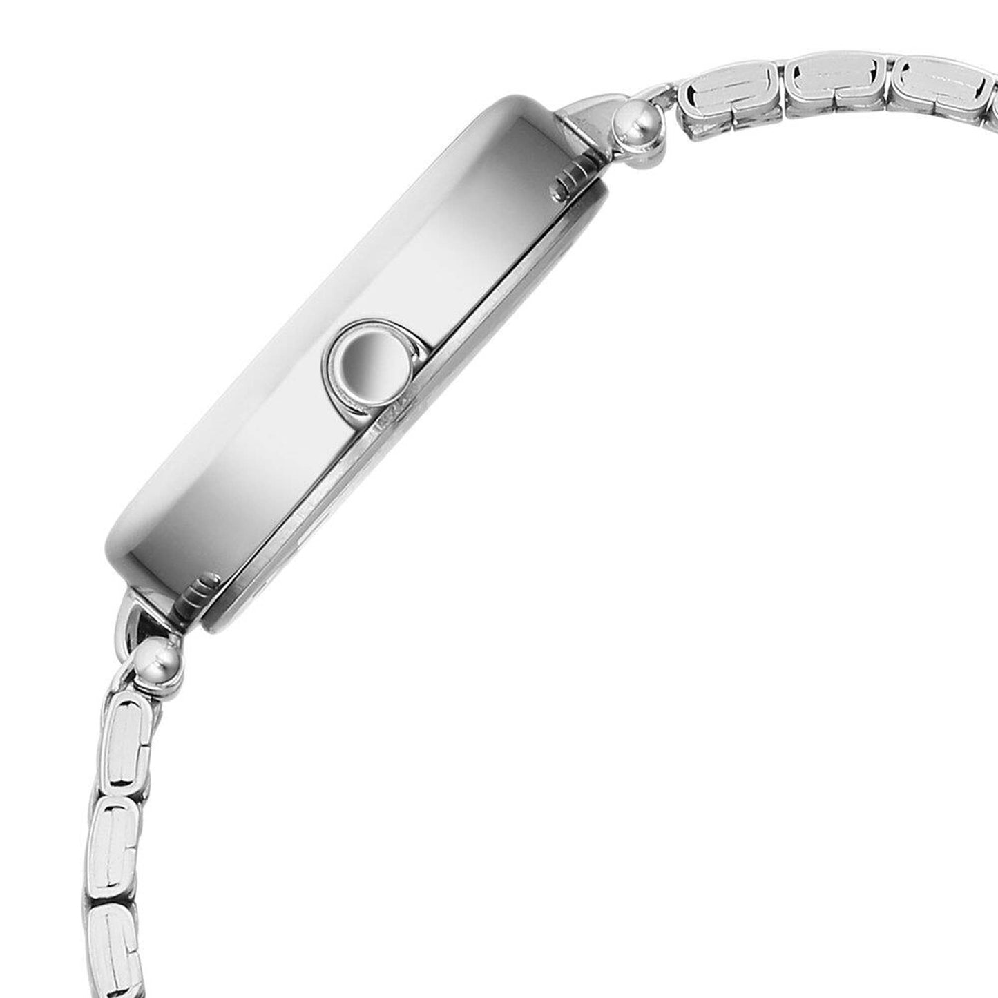 Titan Karishma Quartz Analog Beige Dial Silver Stainless Steel Strap Watch For Women