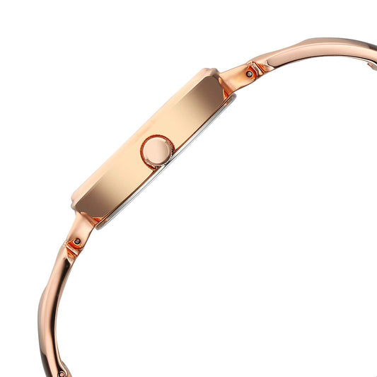 Titan Raga Mother of Pearl Dial Rose Gold Metal Strap Analog Watch for Women 2774WM01