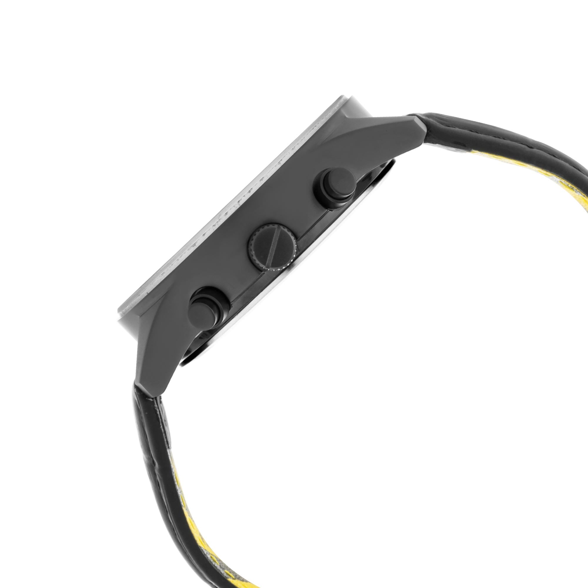 FastFit Watch with Black Dial & Leather Strap (3224NL01)