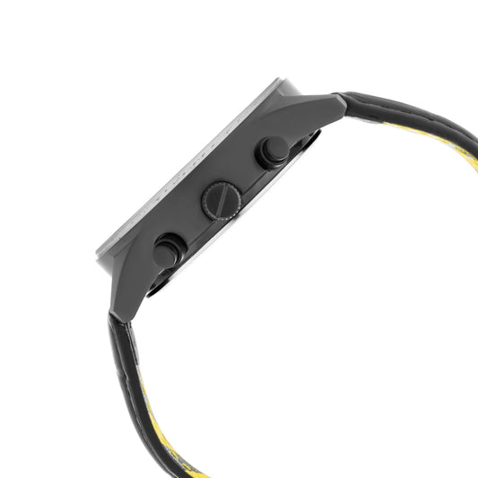 FastFit Watch with Black Dial & Leather Strap (3224NL01)