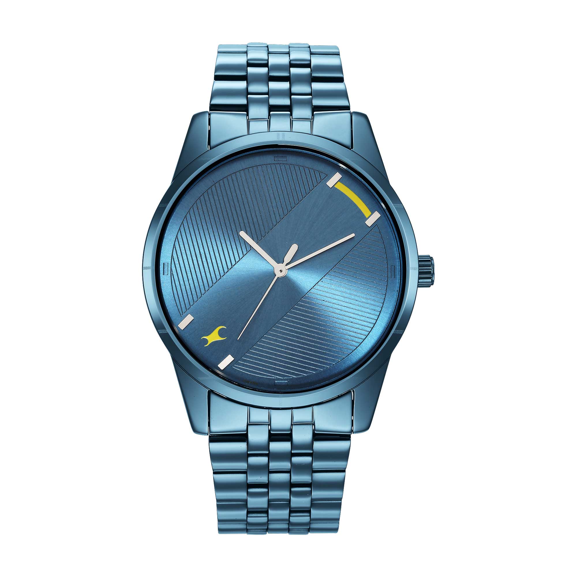 Stunners 3.0 Blue Dial Metal Strap Watch (3277QM01)