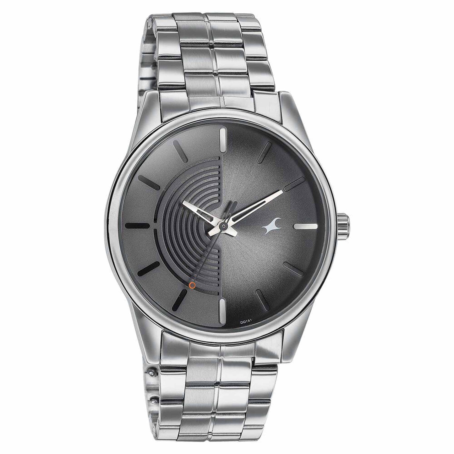 Fastrack Stunners Quartz Analog Grey Dial Stainless Steel Strap Watch for Guys 3305SM02
