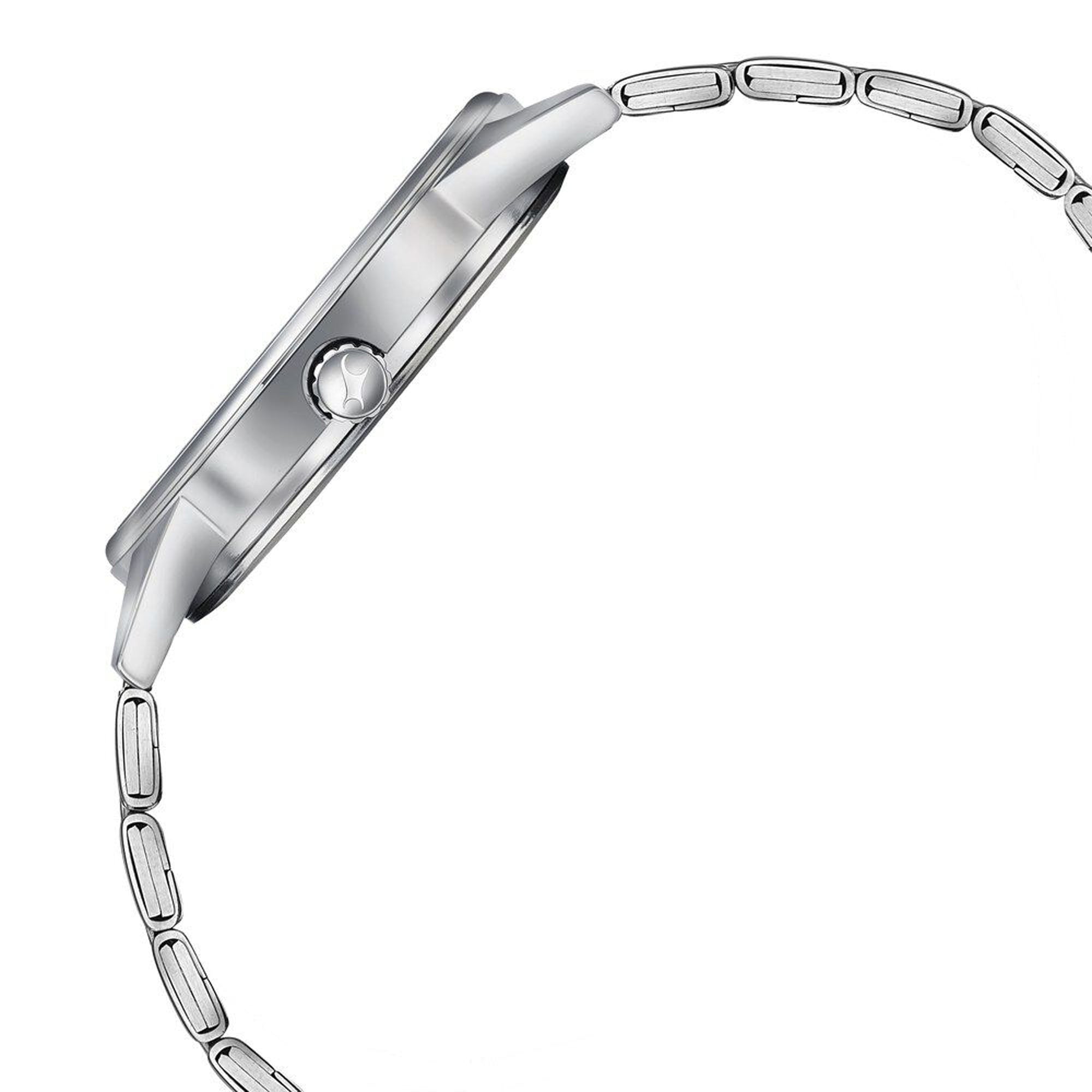 Fastrack Stunners Quartz Analog Grey Dial Stainless Steel Strap Watch for Guys 3305SM02