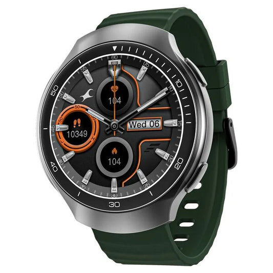 Fastrack VOX CirQ Smartwatch 3.5CM Ultra Vu Display, AI Watcface,AI Chat, 24/7 Health Suite, BT Calling, SpO2, HRM, IP68 38183PP02