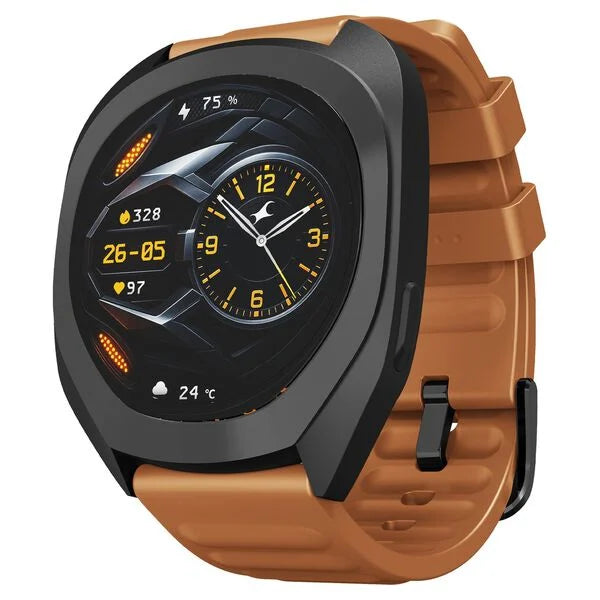 Fastrack Cosmix Smartwatch 1.32" inch AMOLED Display, Cosmic Drive Inspired Case Design, AI Watcface, AI Chat