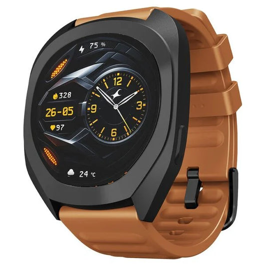 Fastrack Cosmix Smartwatch 1.32" inch AMOLED Display, Cosmic Drive Inspired Case Design, AI Watcface, AI Chat