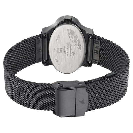 Fastrack Hitlist Quartz Analog Blue Dial Stainless Steel Strap Watch for Girls