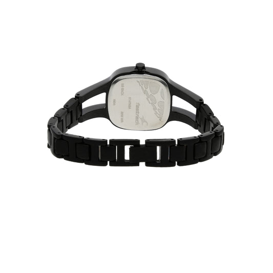 Fastrack Black Square Dial Metal Strap Analog Watch for Women
