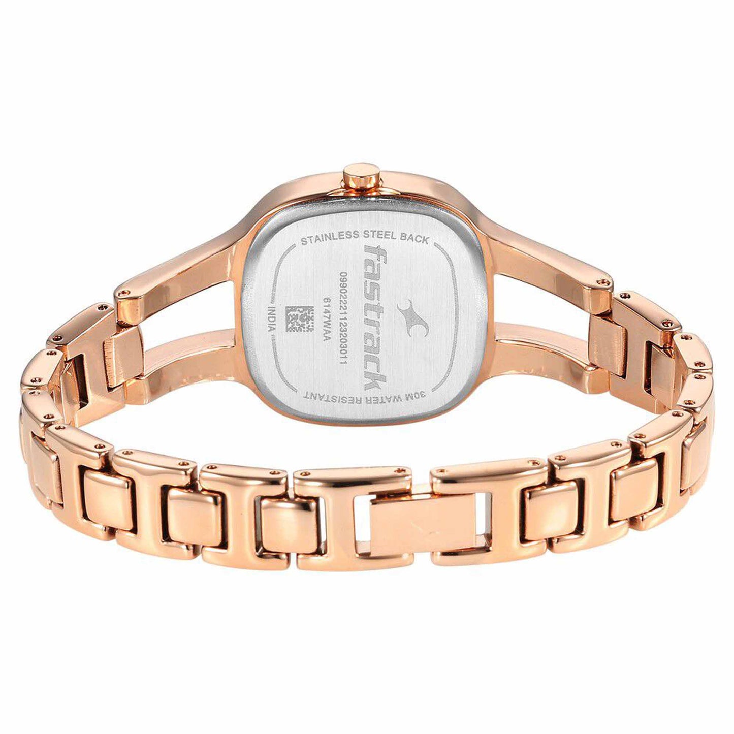 Fastrack Pulse Mother Of Pearl Dial Metal Strap Analog Watch for Women