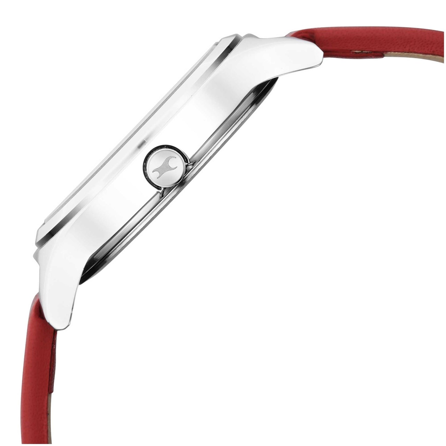 Fastrack Stunners Quartz Analog Multicoloured Dial Leather Strap Watch for Girls