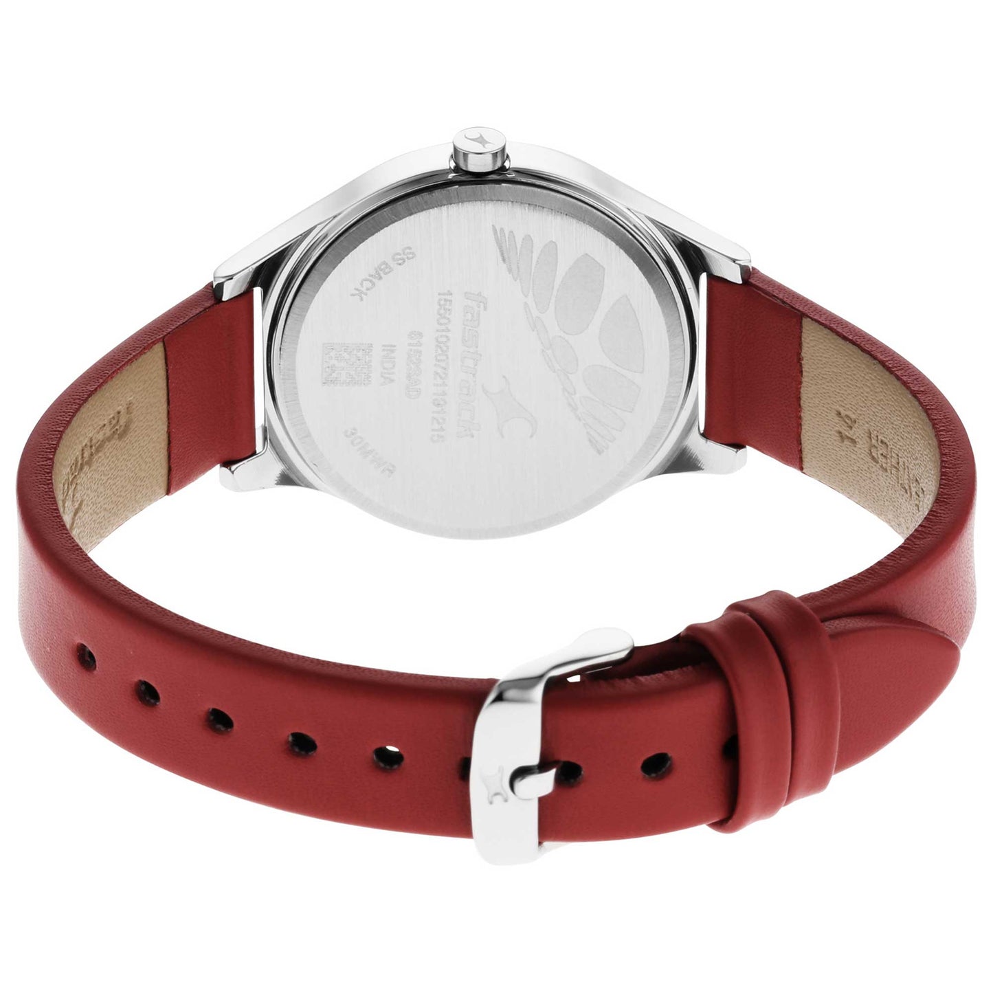 Fastrack Stunners Quartz Analog Multicoloured Dial Leather Strap Watch for Girls