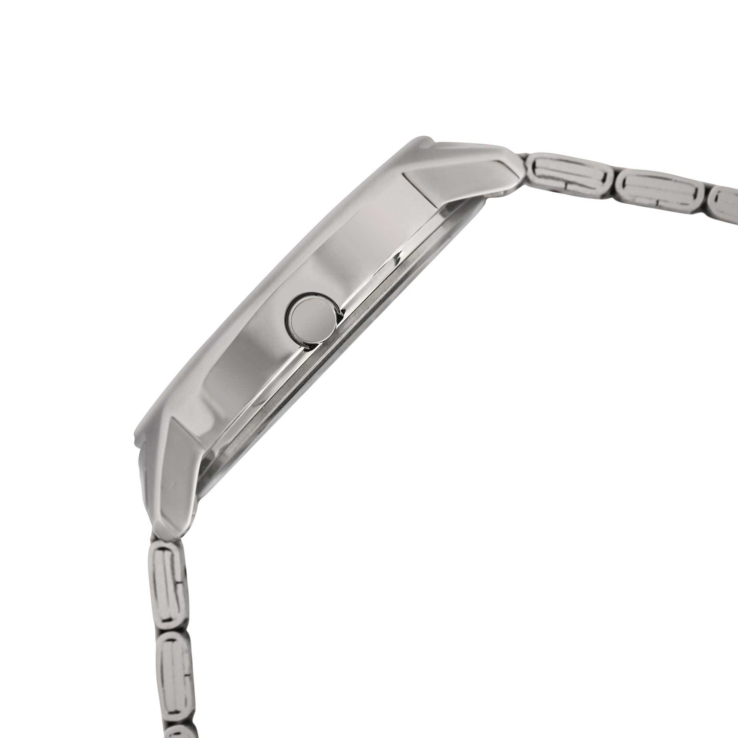 Fastrack Purple Dial Silver Metal Strap Analog with Day and Date Watch for Women