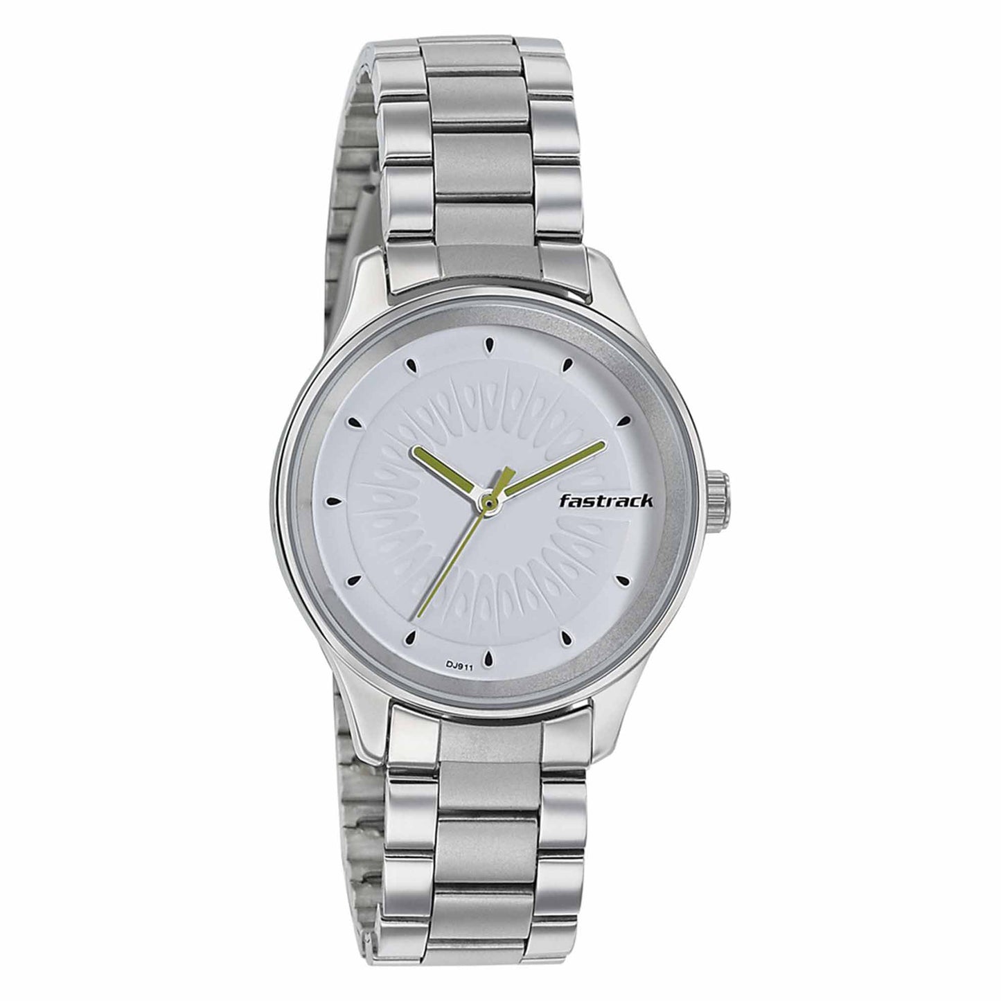 White Dial Stainless Steel Strap Watch (6203SM01)