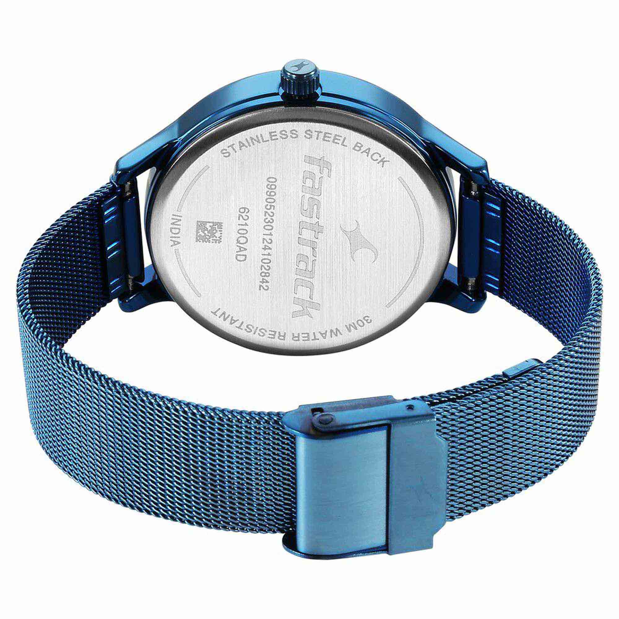 Fastrack Fleek Quartz Analog Silver Dial Stainless Steel Strap Watch For Girls