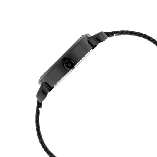 Fastrack  Animal Print Watch with Black Dial (6221NM02)