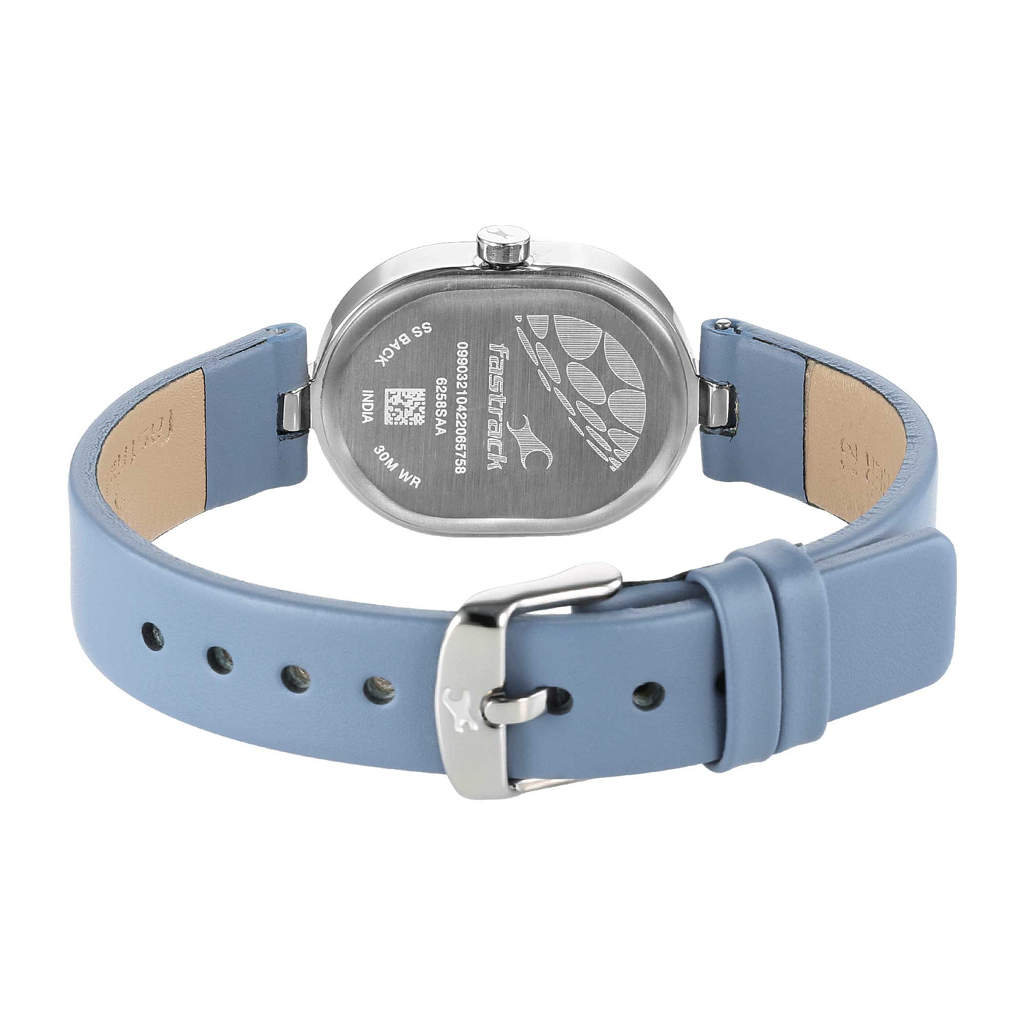 Uptown Retreat Alog Blue Dial Watch (6258SL01)