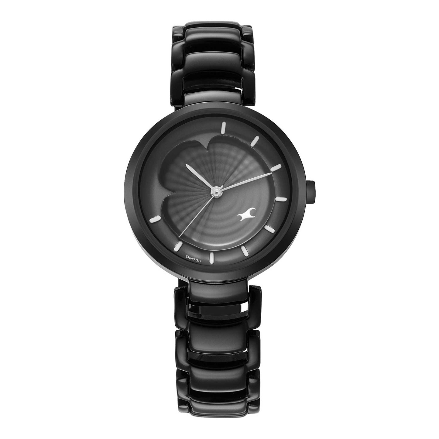 Fastrack Uptown Retreat Quartz Analog Black Dial Metal Strap Watch for Girls