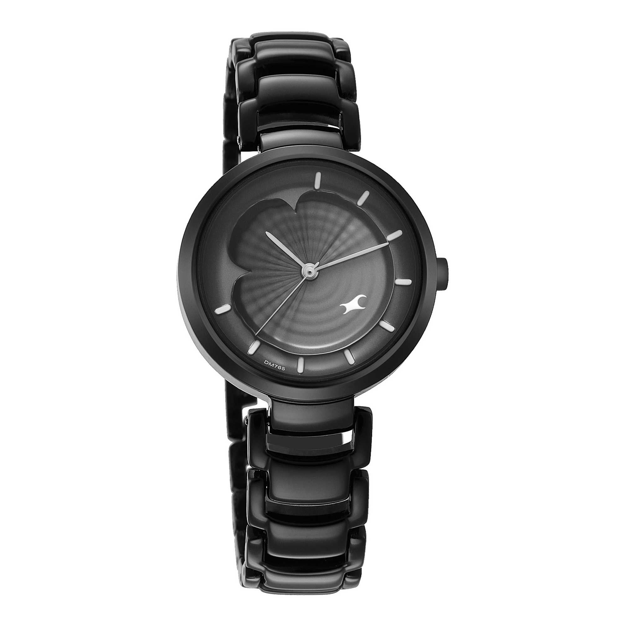 Fastrack Uptown Retreat Quartz Analog Black Dial Metal Strap Watch for Girls
