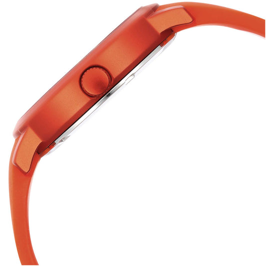 Fastrack Pop Orange Dial Silicone Strap Analog Watch for Women