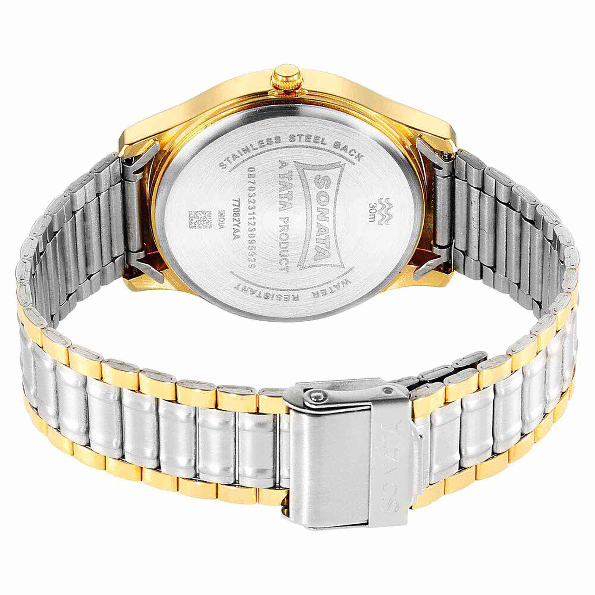 Sota Traditiol Essentials Quartz Alog Grey Dial Stainless Steel Strap Watch for Men (77082BM02)