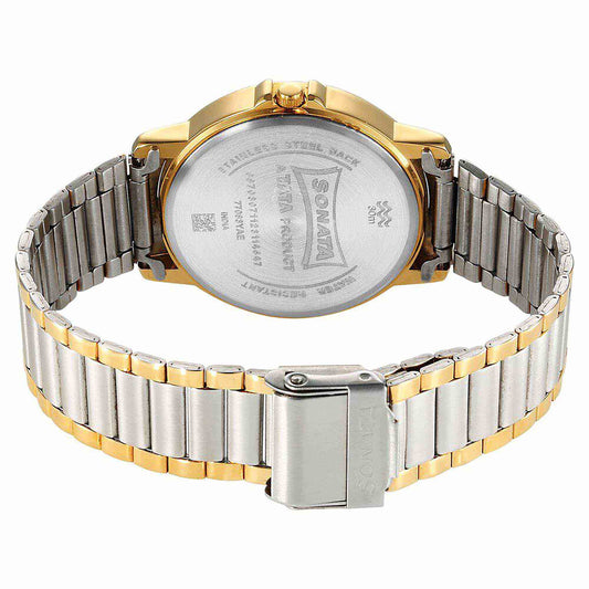 Sota Traditiol Essentials Quartz Alog Green Dial Stainless Steel Strap Watch for Men (77083BM01)