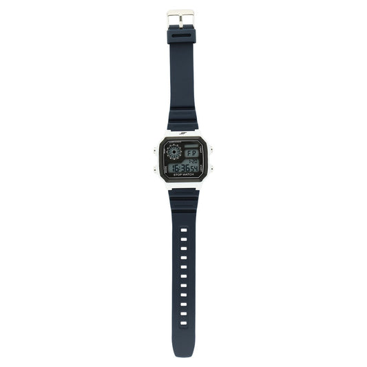 SF Hexa Digital Dial Unisex Watch With Polyurethane Strap
