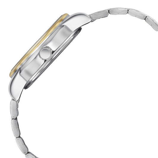 Sota Quartz Alog with Day and Date White Dial Two Toned Stainless Steel Strap Watch For Men (77141BM01)